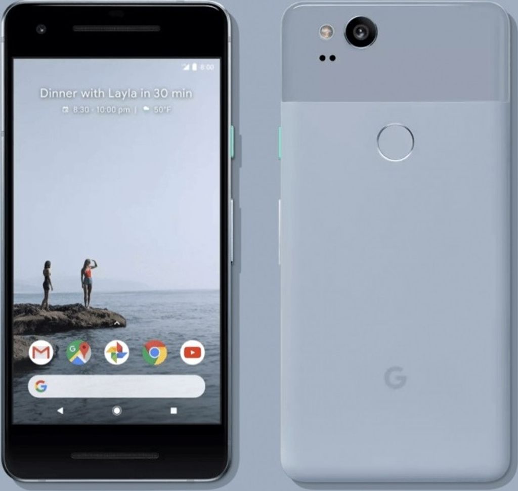 Google Pixel 2 G011A 64GB Kinda Blue Android Smartphone- Produktbild 