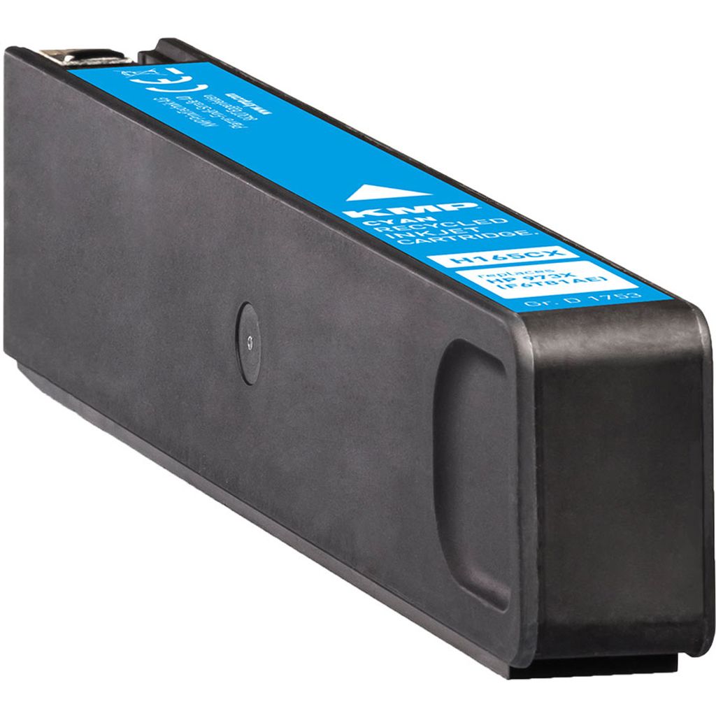 KMP Tintenpatrone passend für HP 973X Cyan F6T82AE mit neuem KMP Hybrid-Chip
