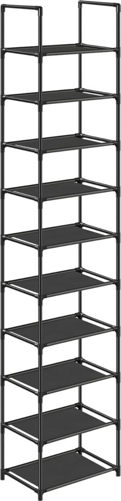Songmics Schuhregal Metallgestell 10 Ebenen, 33 x 33 x 173 Produktbild 