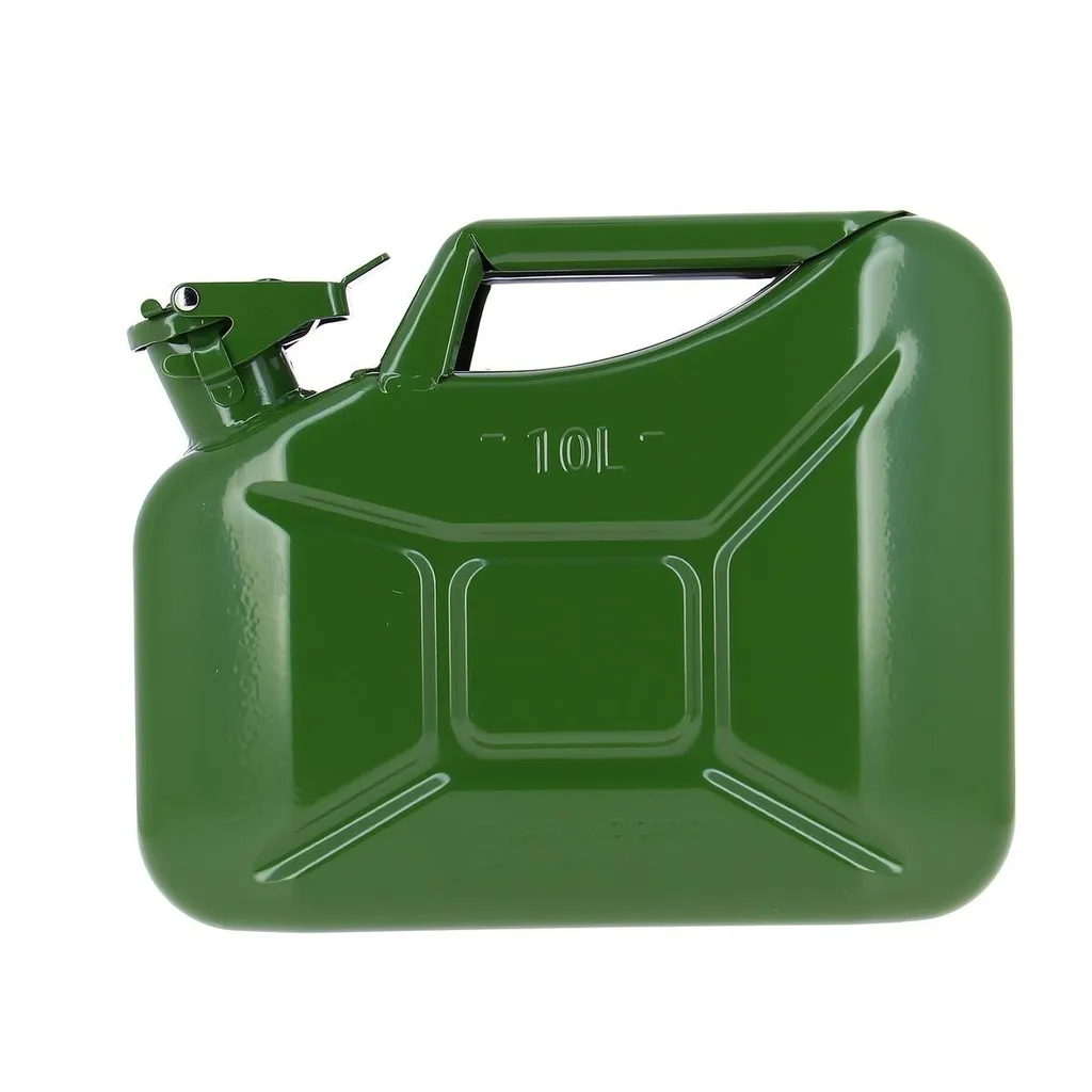 Bidon de Carburant 10L en Acier Impex avec Fermeture Sécurisée Type US