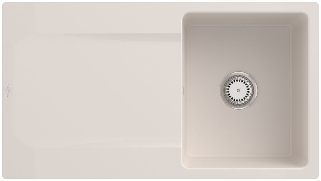 Villeroy & Boch Keramikspüle 33351FKR, Siluet 50 flat Produktbild 