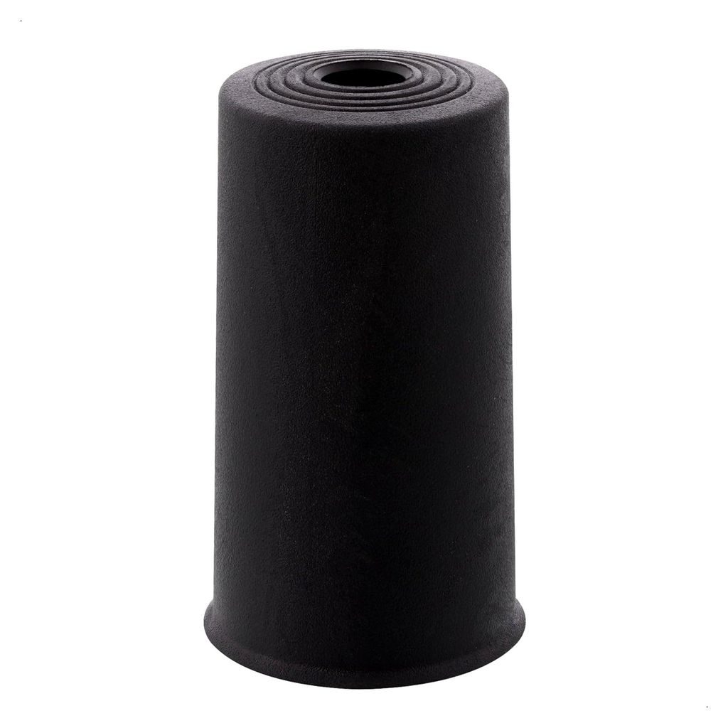 Bodentürstopper/Wandtürstopper VULKANO BIG - Durchmesser Ø 45 x 75 mm, Puffer aus hochwertigem Vollgummi, schwarz, zum Schrauben - DE