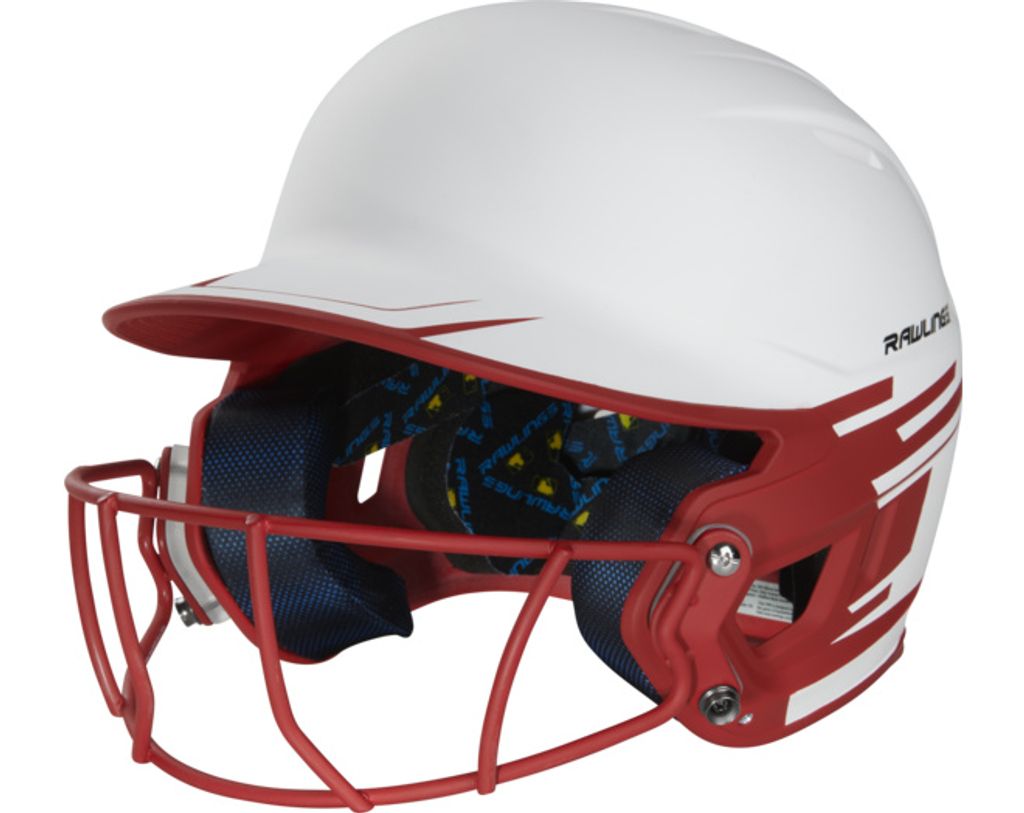 Rawlings MSB13S Mach Ice Fastpitch Softball Helmet w/Mask | Color Scarlet Baseball/Softball Artikel
