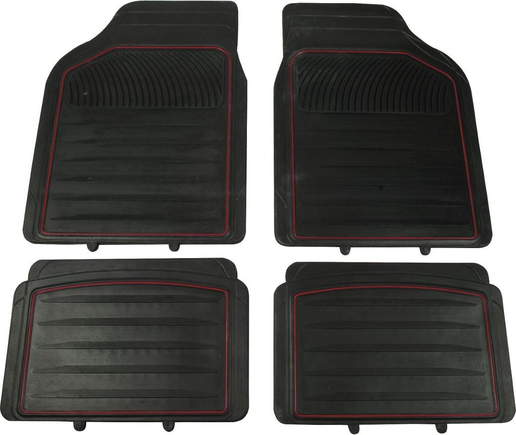 Cartrend Automatten Set Gummi 4-teilig Universal Produktbild 