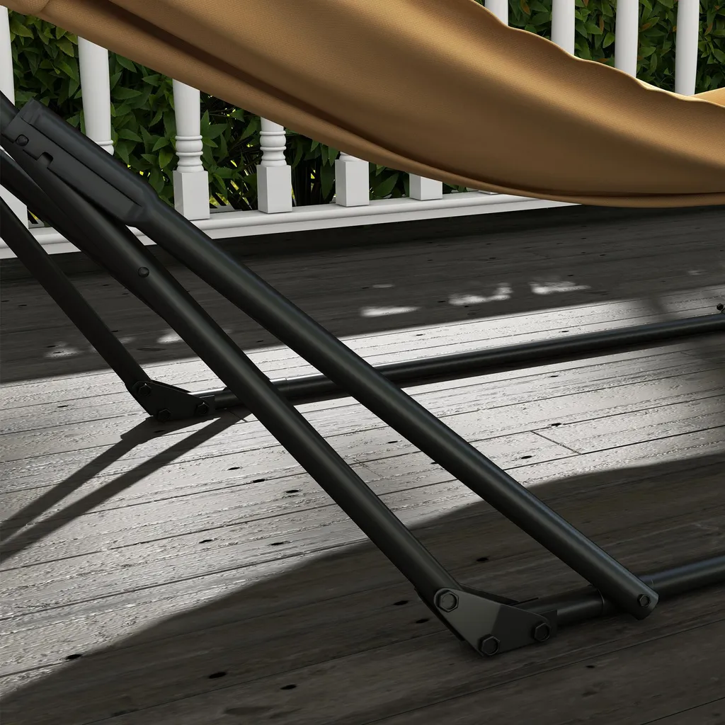 Support Hamac de Jardin et Balcon Pliable - Idéal pour le Camping - 9