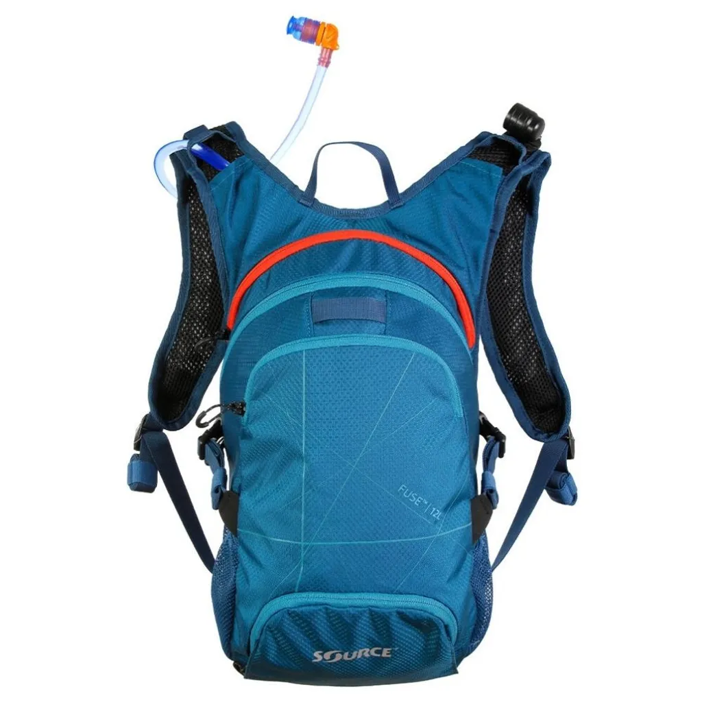 Sac à dos hydratation A&R Manager 3+9L Bleu Atlantique pour le Trail