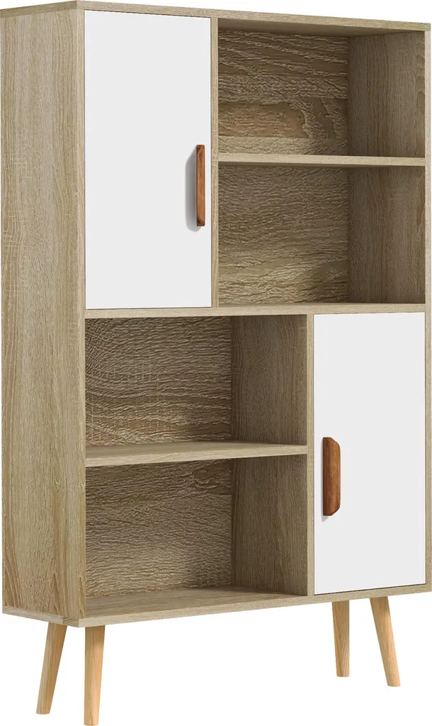 Petite Bibliothèque Scandinave 80 cm pour Gagner de la Place au Salon