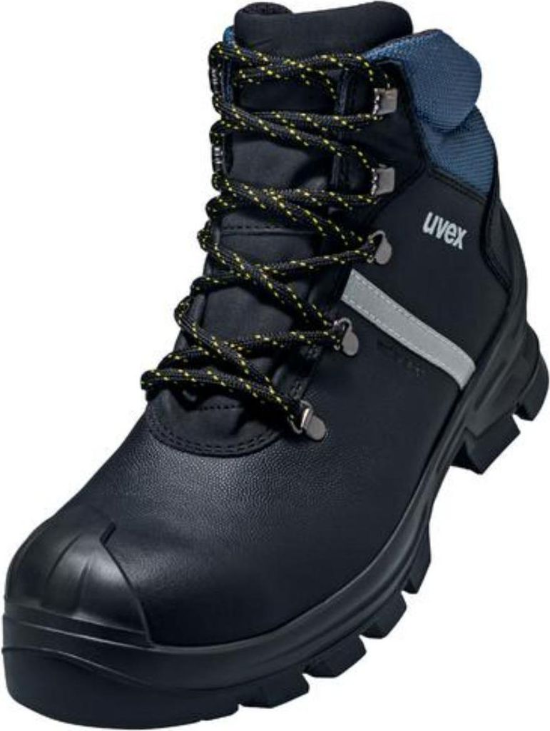 uvex 2 construction Stiefel S3 schwarz, blau Weite 10 Gr. 48