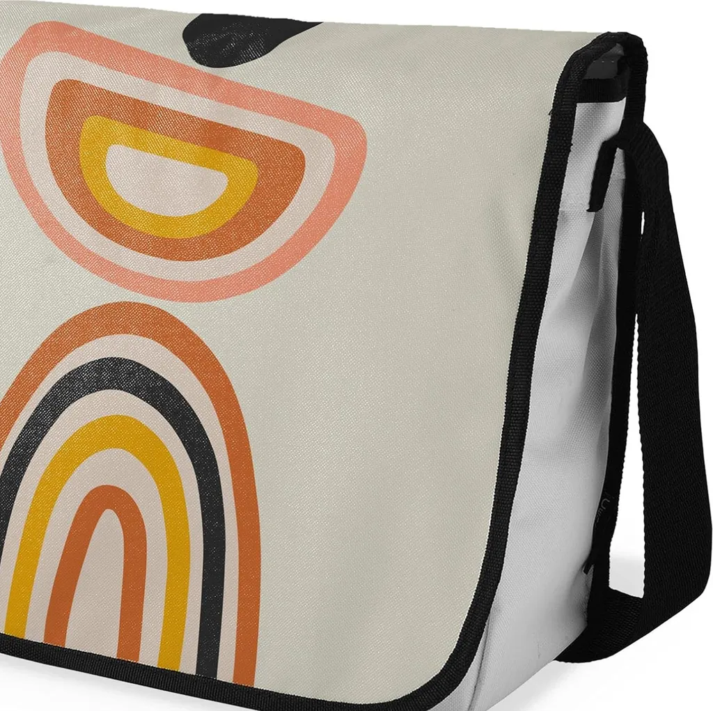 Borsa Le Jardin Arcobaleno Resistente | Tracolla Regolabile in Cotone - 3