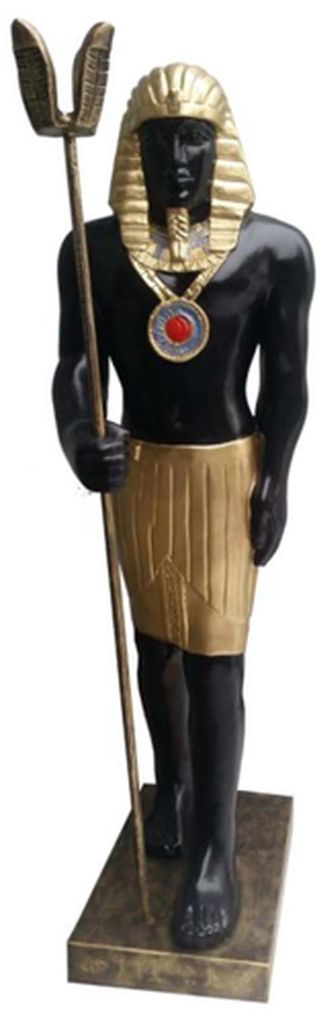 Ägyptischer Pharao Figuren Statue Figur Wächter Statuen Skulpturen Dekoration