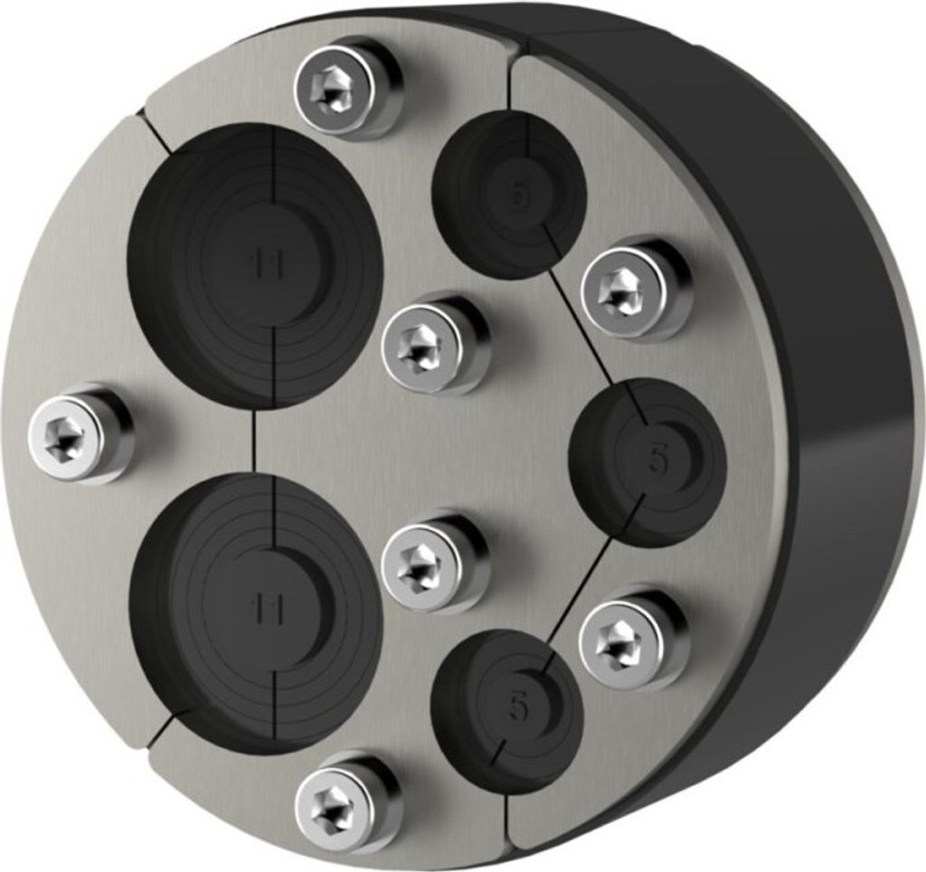 Hauff-Technik Ringraumdichtung HRD100-SG-2/8-30-3/4-16.5 f. 5 Kabel