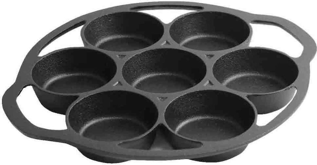 Muffinform Gusseisen für 7 Muffins