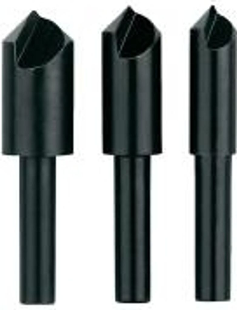 Bosch Accessories 2609255124 Kegelsenker-Set 3teilig 8 mm, 10 mm, 12 mm Werkzeugstahl Zylinderschaft 1 Set