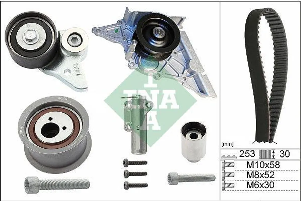 Kit de distribution et pompe à eau pour Touareg et Phaeton V8 4.2