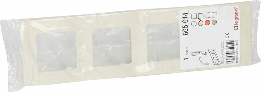 Legrand Niloe 665014 quadruple beige Image du produit 