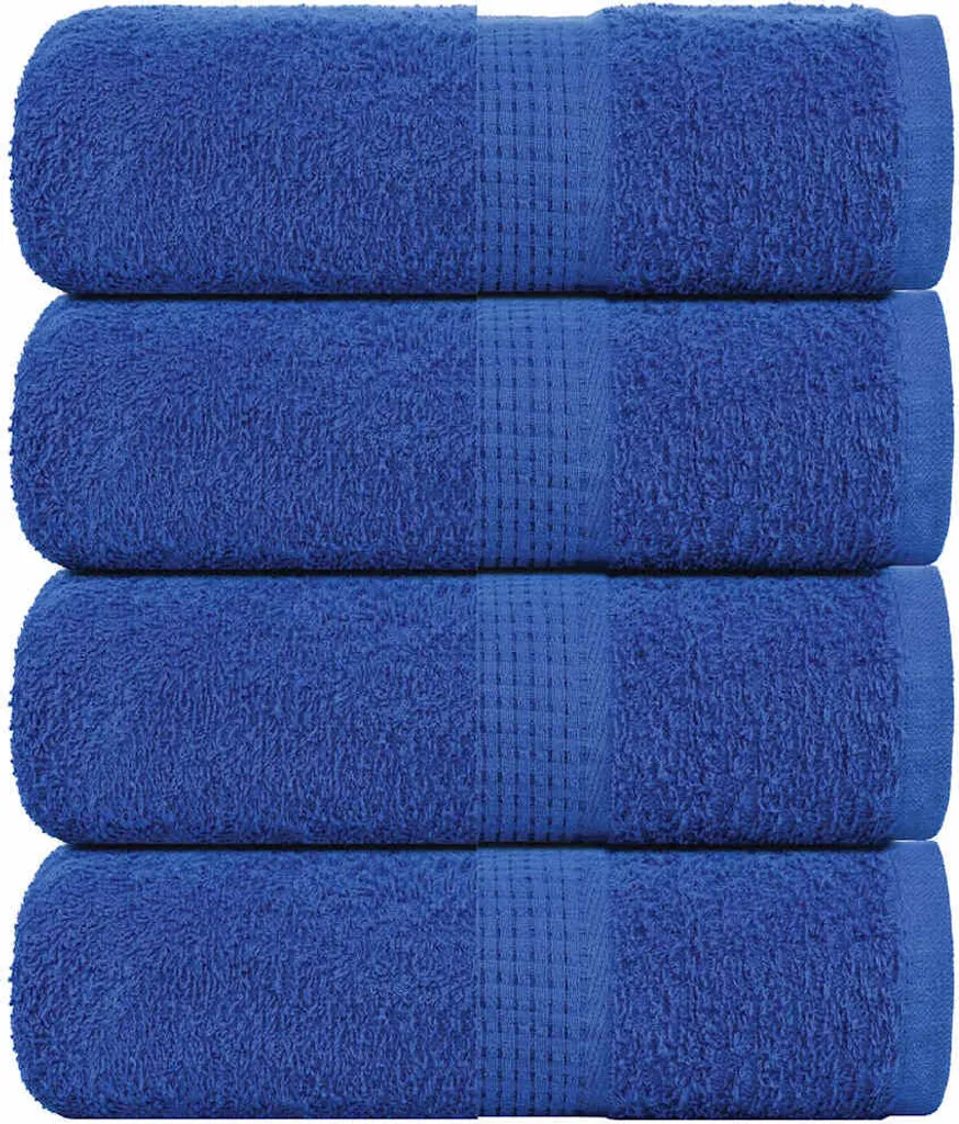 Set 4 Lavette FROGN Blu 30x30 cm - Spugna Cotone 360g/m² Alta Qualità