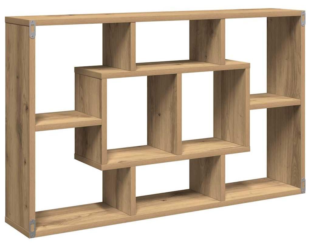 vidaXL Nástenná polica Artisan dub 85 x 16 x 52,5 cm Obrázok produktu 