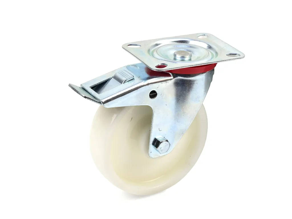 GEKO Ruota 125mm G71523 per Mobili e Carrelli Fai-da-te - Robusta con Freno