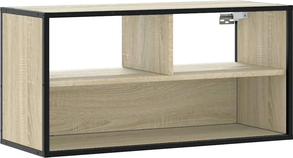 Mobile TV Rovere Sonoma 80x31x39,5 cm - Design Industriale SYFAX™