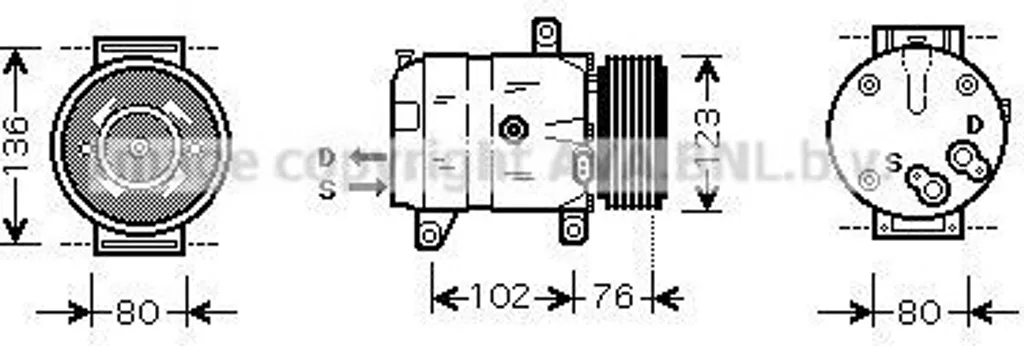 Réparer climatisation Trafic 2 et Vivaro avec compresseur PRASCO RTAK069