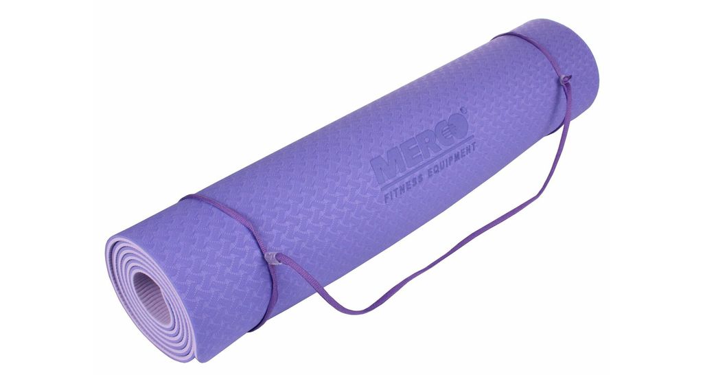 Yoga TPE 6 Double Mat podložka na cvičení fialová-fialová Obrázek produktu 
