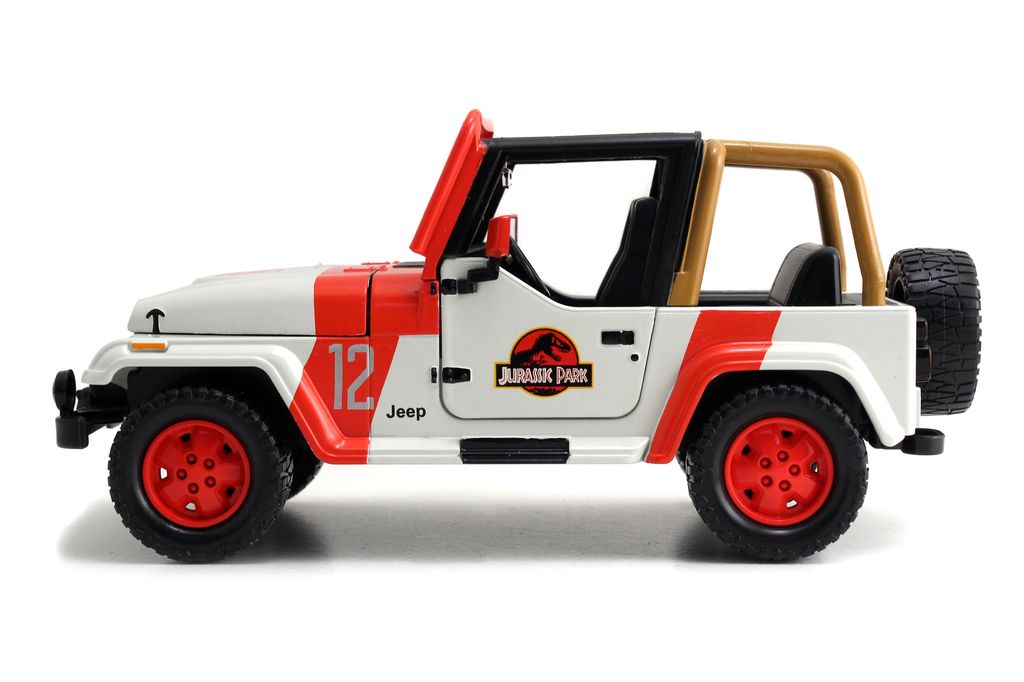 Ornement De Noël Hallmark Keepsake Jurassic Park – Jeep Wrangler 1992 En Métal – Roues Mobiles, Cadeau Fan