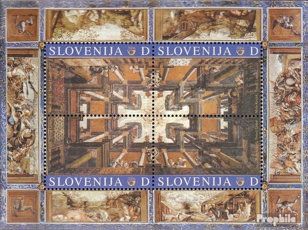 Briefmarken Slowenien 2006 Mi Block29 (kompl.Ausg.) postfrisch Denkmalerei