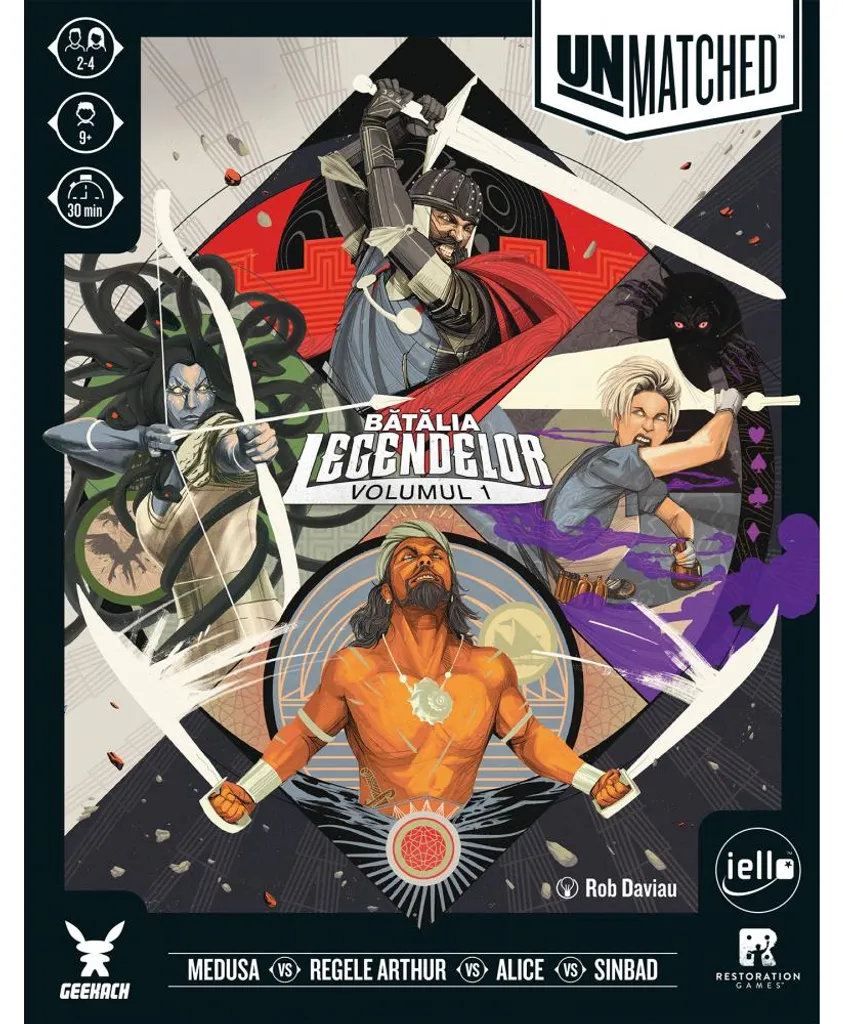Inégalé Volume 1 : Jeu de Figurines Asymétrique et Duel de Légendes