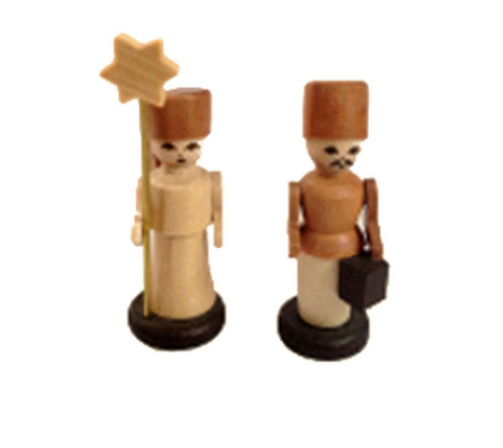 Miniaturfigur Engel & Bergmann klein natur Höhe=4cm NEU