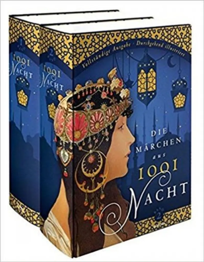 Les Mille et Une Nuits Édition Intégrale Illustrée en 2 Volumes Reliés