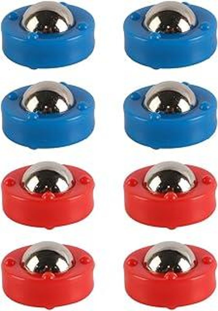 Shuffleboard-Puck-Rollen-Set, Ersatzrollen für Desktop-Sliding-Bead-Shuffleboard-Spiele, Tabletop-Shuffleboard, Curling-Rink-Pucks, Zubehör