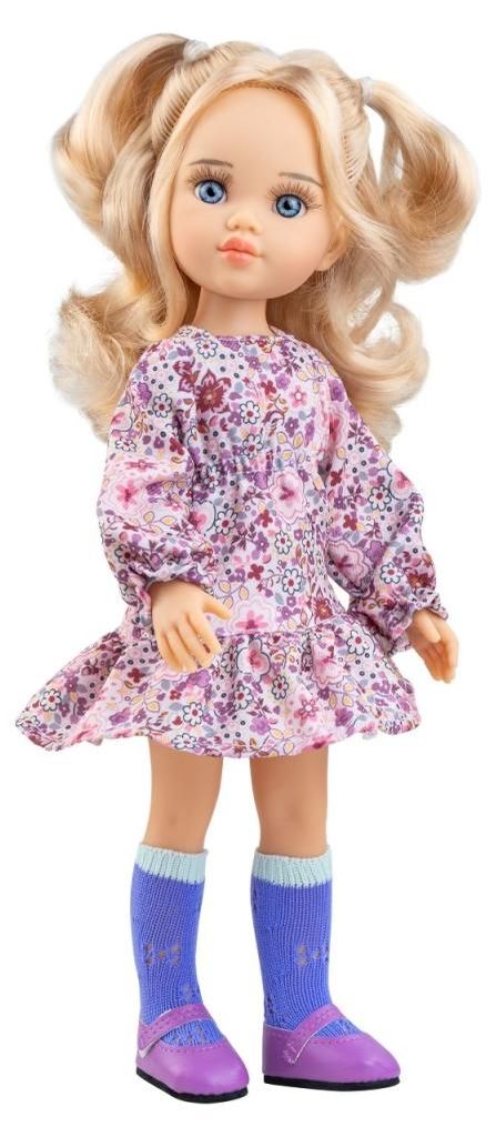 Paola Reina Puppe Amigas Clara Blumen Kleid 32cm - Produktbild 