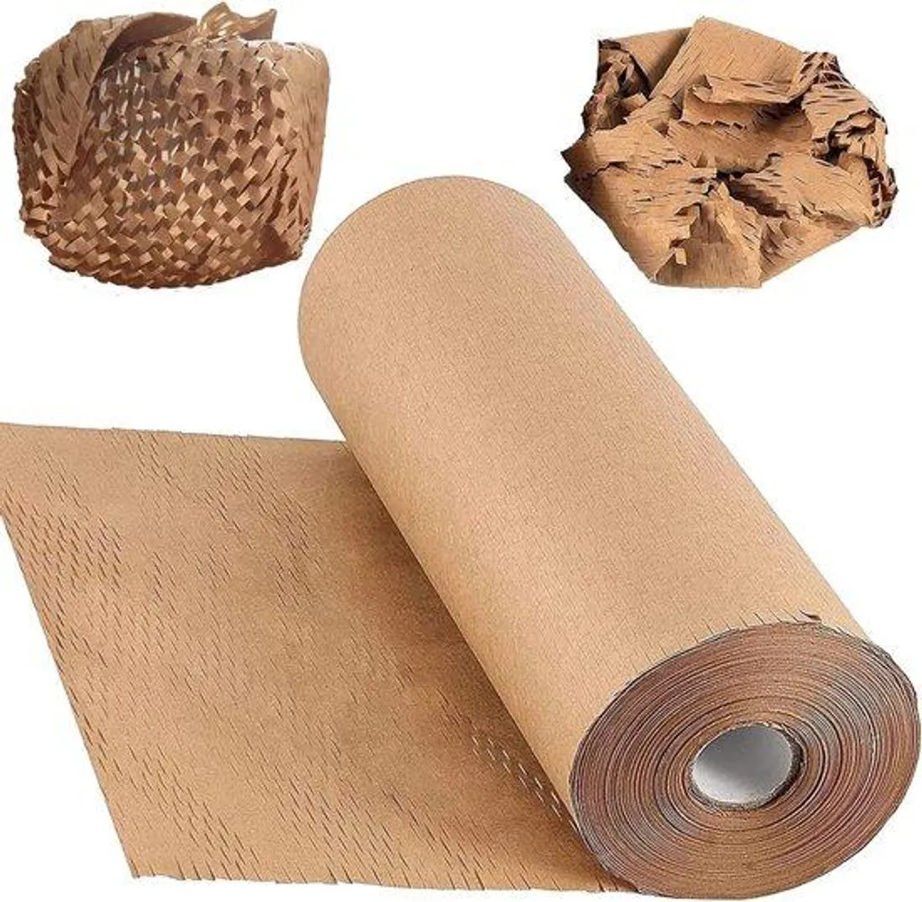 Papier d'emballage perforé résistant à la déchirure, rouleau 30cm x 50m