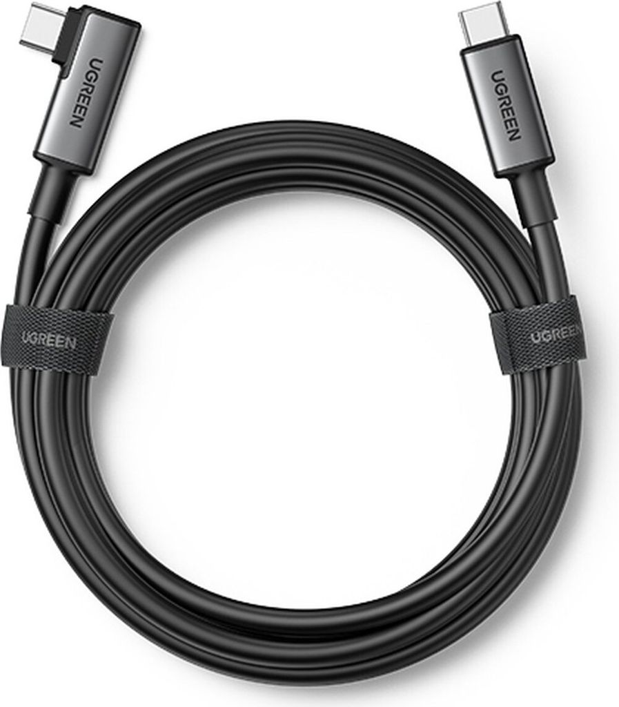 Ugreen Right Angle USB-C to USB-C Link Cable 5m Black (90629)