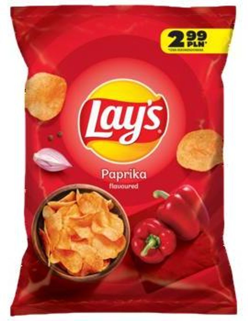 Chipsy ziemniaczane Lay's o smaku papryki 40 g Obrázok produktu 