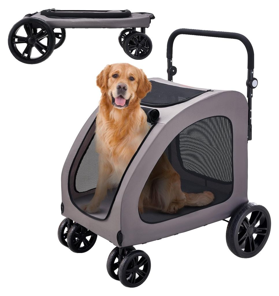 VEVOR passeggino per cani 79x91x113 cm, carrello per cani 4 Immagine del prodotto 