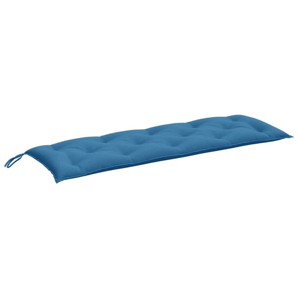 vidaXL Gartenbank-Auflage Melange Blau 150x50x7 cm Stoff