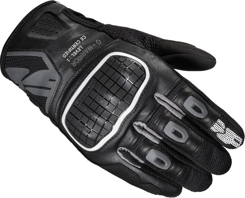 Spidi G-Warrior Motorradhandschuhe, schwarz/grau, L