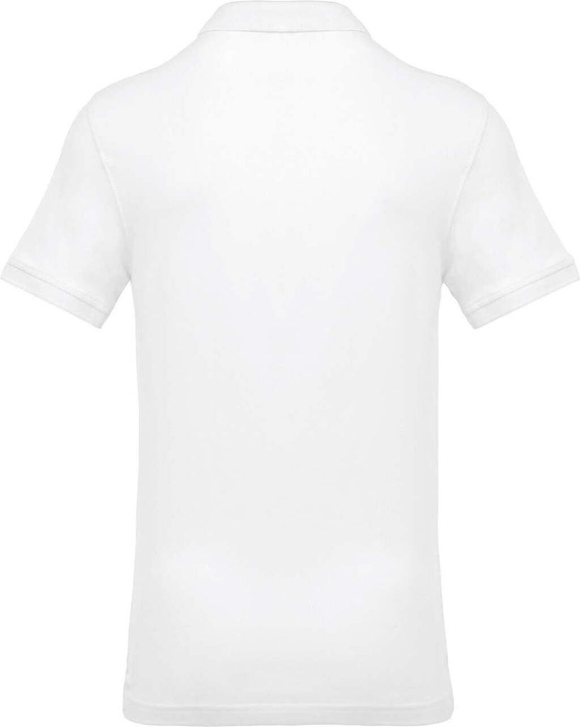 Kariban Herren Polo-Shirt Polohemd Poloshirt Polo Arbeit Shirt, Größe:S, Farbe:Weiß