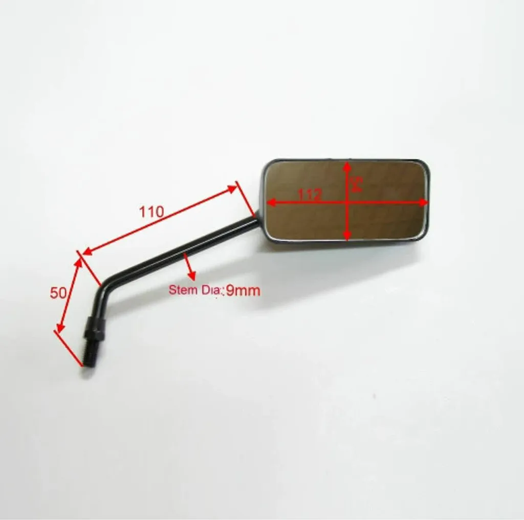 Rétroviseur JMT noir gauche - Solution anti-vibration et vision nette