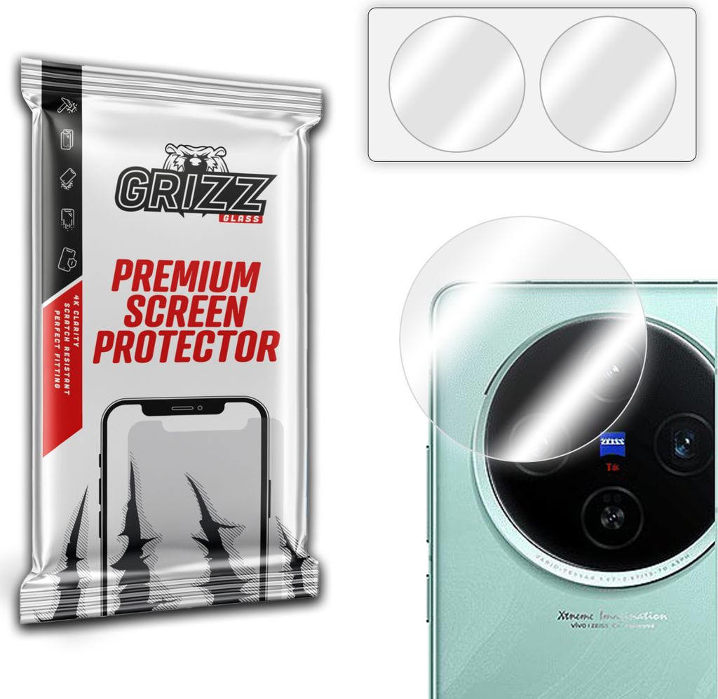Glas für die Kamera GrizzGlass HybridGlass Kamera für Vivo X100s