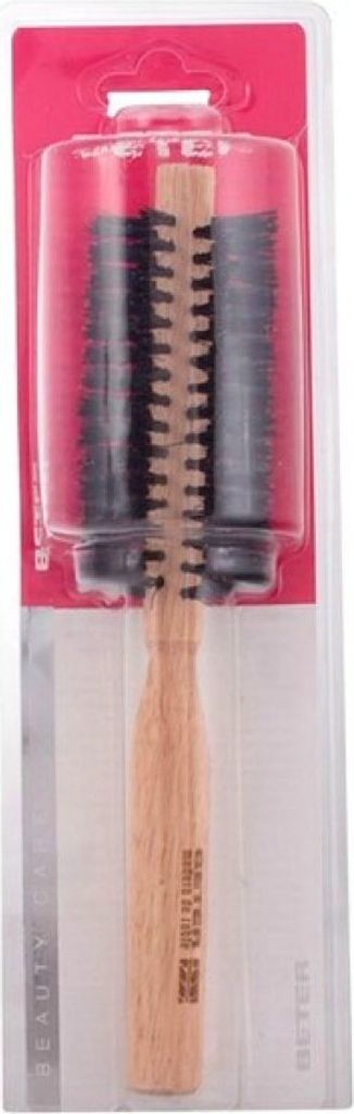 Beter 03121, Erwachsener, Rundhaarbürste, Schwarz, Holz, Einfarbig, Nylon, 4,5 cm
