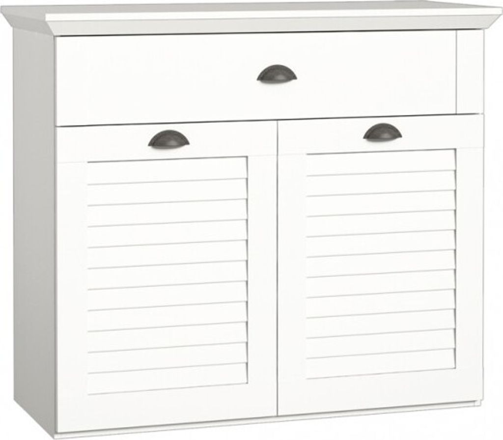Furniture24 Kommode MARIDA MDNK227, Schrank, Weiß, Jugendzimmer, Wohnzimmerschrank mit