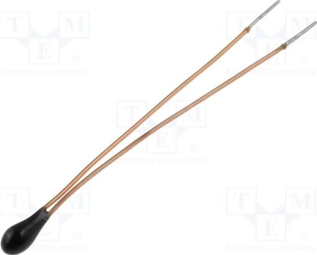 10x NTC Thermistor 3470K 4,7kΩ -55÷125°C THT 3,5mW Ø3x4mm NTC Mess - Thermistoren