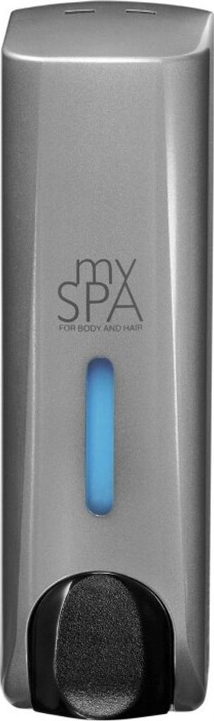 mySpa 2-in 1 Duschgel und Shampoo Spender - einfache und angenehme Bedienbarkeit - Silver