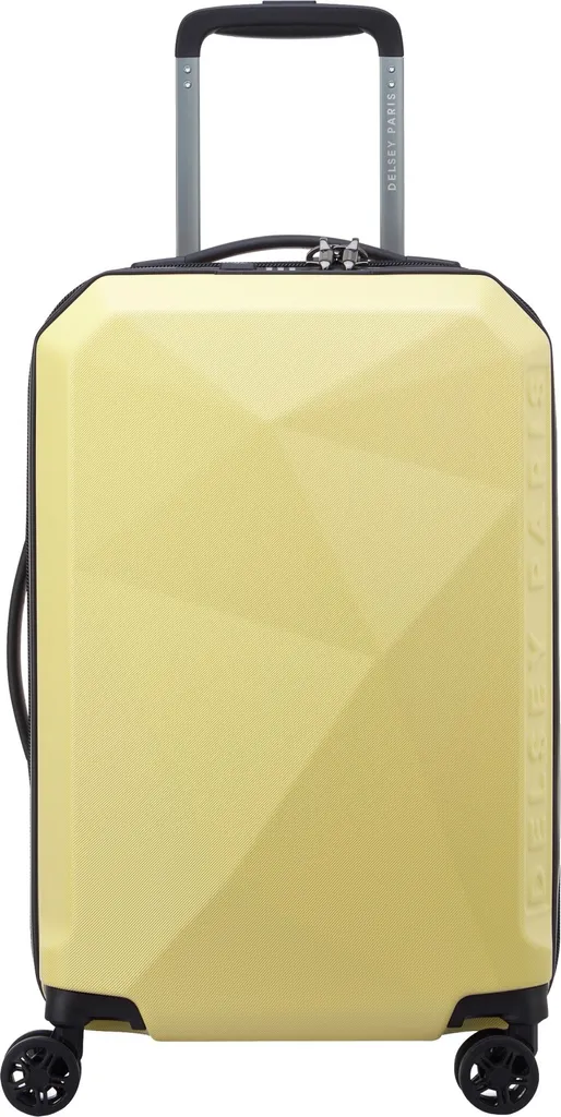 Valise Cabine DELSEY Karat Jaune Clair 55cm : Idéale pour vos Week-ends