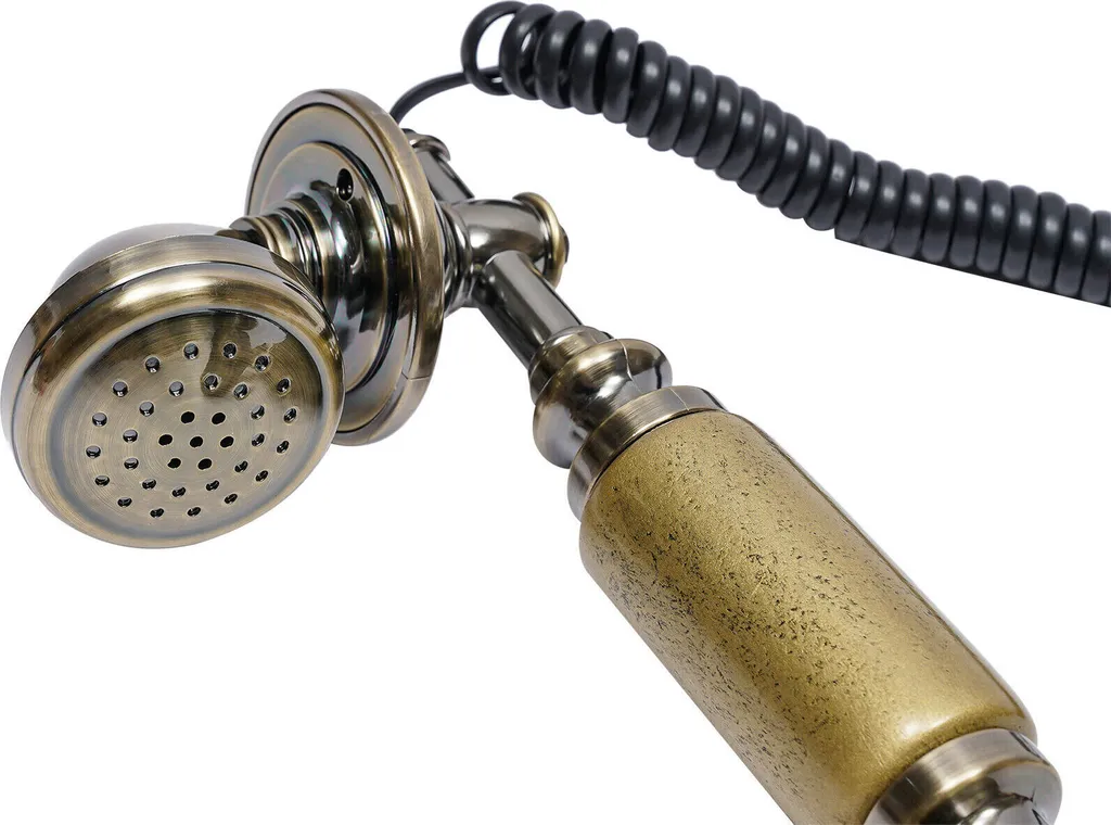 Téléphone de bureau rétro vintage avec combiné et sonnerie classique