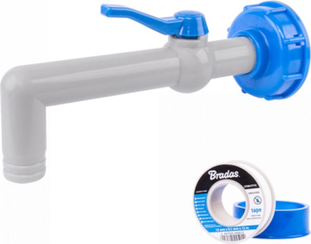 Bradas IBCS60-GTM903419 90°-Wasserhahn für 25-mm-Schlauch Produktbild 