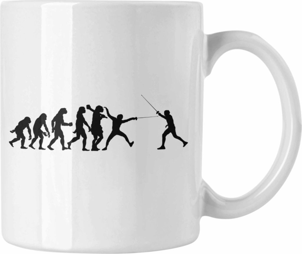 Trendation - Fechten Tasse Geschenk Evolution Fechter Produktbild 