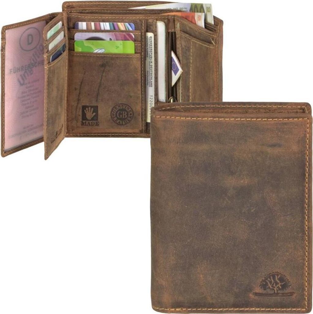 Greenburry Vintage Herren RFID Leder Geldbörse Geldbeutel Produktbild 19